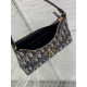 Replica perfetta Mini borsa Dior 30 Montaigne Cigale in jacquard blu obliquo Imitazione Outlet Online