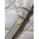 Migliore Repliche Zaino piccolo Dior Caro in Pelle di agnello beige Macrocannage Economiche Outlet Online