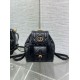 Migliore Repliche Zaino piccolo Dior Caro in pelle di agnello macrocannage nera Economiche Outlet Online