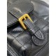 Migliore Repliche Zaino piccolo Dior Caro in pelle di agnello macrocannage nera Economiche Outlet Online