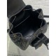 Migliore Repliche Zaino piccolo Dior Caro in pelle di agnello macrocannage nera Economiche Outlet Online