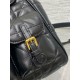 Miglior Falso Zaino medio Dior Caro in pelle di agnello nero Macrocannage Economiche Premium