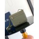 Perfette Qualità Repliche Borsa a tracolla da uomo Dior con patta in pelle kaki Gravity Imitazione