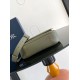 Perfette Qualità Repliche Borsa a tracolla da uomo Dior con patta in pelle kaki Gravity Imitazione
