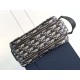 Migliore Repliche Borsa da toilette Dior in jacquard beige obliquo Dior Economiche Outlet Online