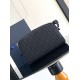Migliore Repliche Borsa da toilette Dior in jacquard nero obliquo Dior Economiche Outlet Online