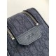 Migliore Repliche Borsa da toilette Dior in jacquard nero obliquo Dior Economiche Outlet Online
