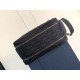 Migliore Repliche Borsa da toilette Dior in jacquard nero obliquo Dior Economiche Outlet Online