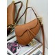 Miglior Falso Borsa Saddle Dior con tracolla in pelle di vitello martellata marrone Economiche Premium