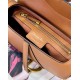 Miglior Falso Borsa Saddle Dior con tracolla in pelle di vitello martellata marrone Economiche Premium