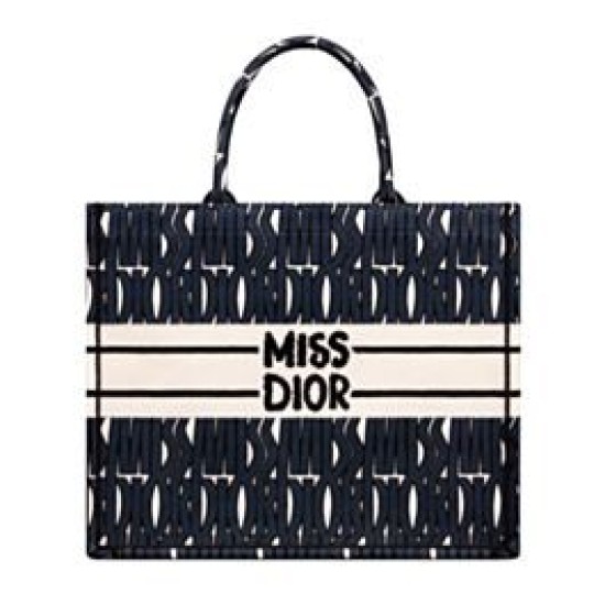 Perfette Qualità Repliche Dior Miss Dior Book Tote Grande Blu scuro Imitazione Migliore Repliche Dior Miss Dior Book Tote Grande Blu scuro Economiche Outlet Online