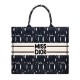 Perfette Qualità Repliche Dior Miss Dior Book Tote Grande Blu scuro Imitazione Migliore Repliche Dior Miss Dior Book Tote Grande Blu scuro Economiche Outlet Online