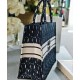 Perfette Qualità Repliche Dior Miss Dior Book Tote Grande Blu scuro Imitazione Migliore Repliche Dior Miss Dior Book Tote Grande Blu scuro Economiche Outlet Online