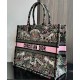Replica perfetta Dior Dior Book Tote Grande Rosa Imitazione Outlet Online
