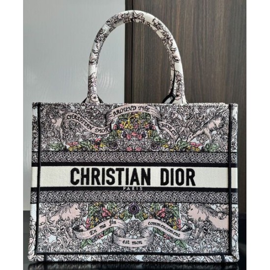 Miglior Falso Dior Dior Book Tote Media Grigio Economiche Premium