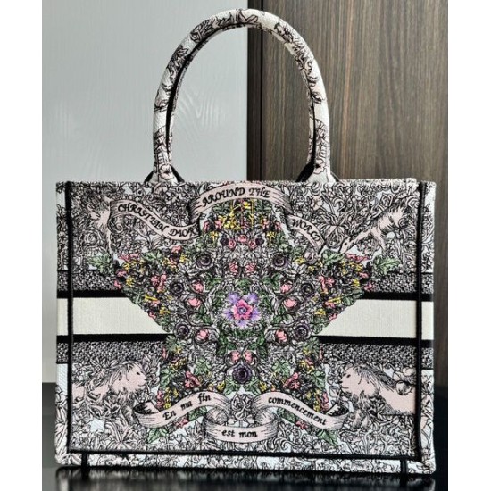 Miglior Falso Dior Dior Book Tote Media Grigio Economiche Premium