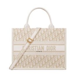 Migliore Repliche Dior Dior Book Tote Media Crema Economiche Outlet Online