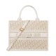 Migliore Repliche Dior Dior Book Tote Media Crema Economiche Outlet Online