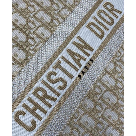Migliore Repliche Dior Dior Book Tote Media Crema Economiche Outlet Online