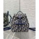 Replica perfetta Zaino Dior Kids Blu Scuro Imitazione Outlet Online