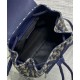 Replica perfetta Zaino Dior Kids Blu Scuro Imitazione Outlet Online