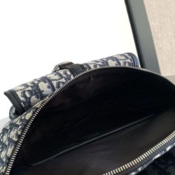 Replica perfetta Borsa a marsupio Dior Dior 8 Blu Scuro Imitazione Outlet Online