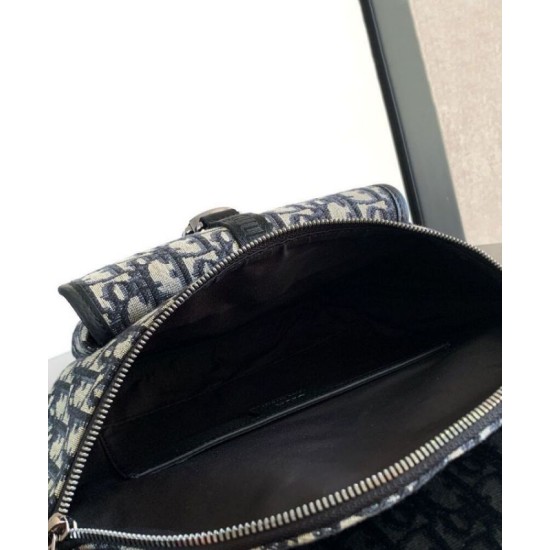 Borsa a marsupio Dior Dior 8 Blu Scuro Replica originale di alta qualità Replica perfetta Borsa a marsupio Dior Dior 8 Blu Scuro Imitazione Outlet Online