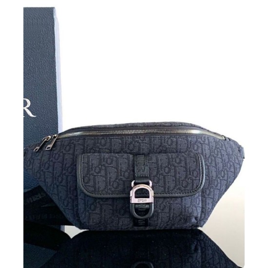 Perfette Qualità Repliche Borsa a marsupio Dior Dior 8 Nero Imitazione