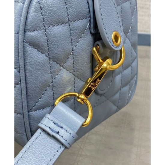 Migliore Repliche Borsa Dior Groove 20 Blu Economiche Outlet Online