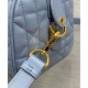 Migliore Repliche Borsa Dior Groove 20 Blu Economiche Outlet Online