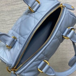 Migliore Repliche Borsa Dior Groove 20 Blu Economiche Outlet Online