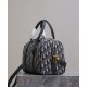 Perfette Qualità Repliche Borsa Dior Groove 25 Oblique jacquard Blu scuro Imitazione