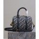 Perfette Qualità Repliche Borsa Dior Groove 25 Oblique jacquard Blu scuro Imitazione