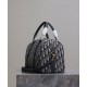 Perfette Qualità Repliche Borsa Dior Groove 25 Oblique jacquard Blu scuro Imitazione