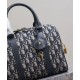 Perfette Qualità Repliche Borsa Dior Groove 25 Oblique jacquard Blu scuro Imitazione