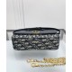 Repliche Mini borsa Dior 30 Montaigne Avenue East-West Double Carry Blu scuro Imitazioni Premium Miglior Falso Mini borsa Dior 30 Montaigne Avenue East-West Double Carry Blu scuro Economiche Premium