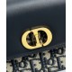 Repliche Mini borsa Dior 30 Montaigne Avenue East-West Double Carry Blu scuro Imitazioni Premium Miglior Falso Mini borsa Dior 30 Montaigne Avenue East-West Double Carry Blu scuro Economiche Premium