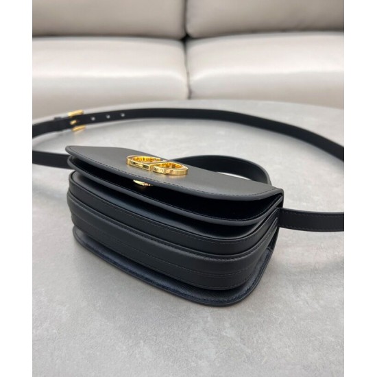 Perfette Qualità Repliche Borsa a mano piccola Dior 30 Montaigne Avenue Nero Imitazione