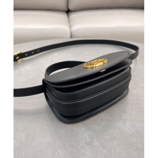 Perfette Qualità Repliche Borsa a mano piccola Dior 30 Montaigne Avenue Nero Imitazione