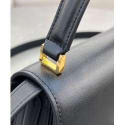 Perfette Qualità Repliche Borsa a mano piccola Dior 30 Montaigne Avenue Nero Imitazione