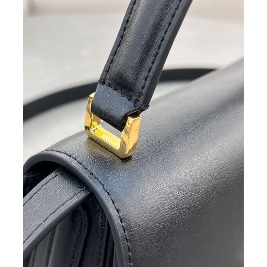 Perfette Qualità Repliche Borsa a mano piccola Dior 30 Montaigne Avenue Nero Imitazione