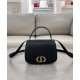 Perfette Qualità Repliche Borsa a marsupio Dior 30 Montaigne Avenue Media Nero Imitazione