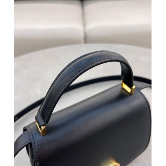 Perfette Qualità Repliche Borsa a marsupio Dior 30 Montaigne Avenue Media Nero Imitazione