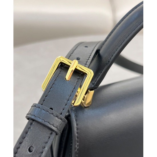Perfette Qualità Repliche Borsa a marsupio Dior 30 Montaigne Avenue Media Nero Imitazione