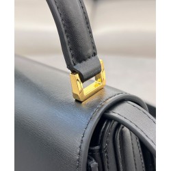Perfette Qualità Repliche Borsa a marsupio Dior 30 Montaigne Avenue Media Nero Imitazione