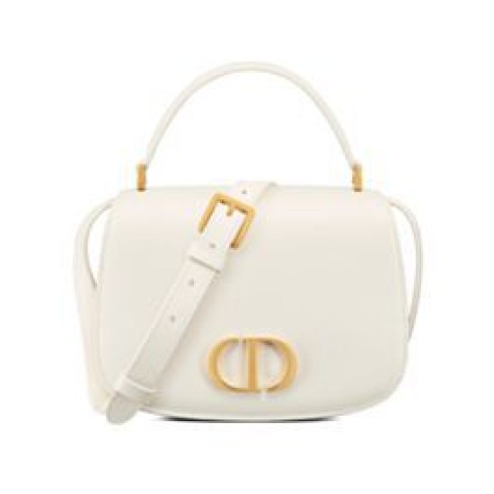 Migliore Repliche Borsa a marsupio Dior 30 Montaigne Avenue Media Crema Economiche Outlet Online