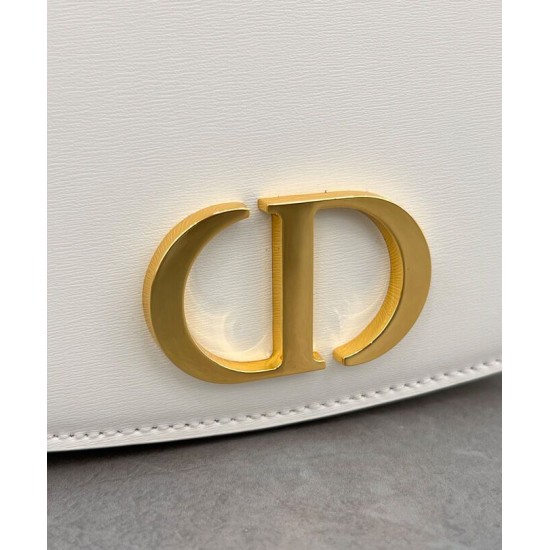 Migliore Repliche Borsa a marsupio Dior 30 Montaigne Avenue Media Crema Economiche Outlet Online