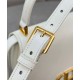 Migliore Repliche Borsa a marsupio Dior 30 Montaigne Avenue Media Crema Economiche Outlet Online