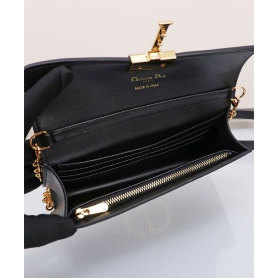 Migliore Repliche Dior Miss Montaigne Mini Bag Nero Economiche Outlet Online