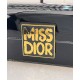 Replica perfetta Dior Miss Dior Flap Bag Nero Imitazione Outlet Online